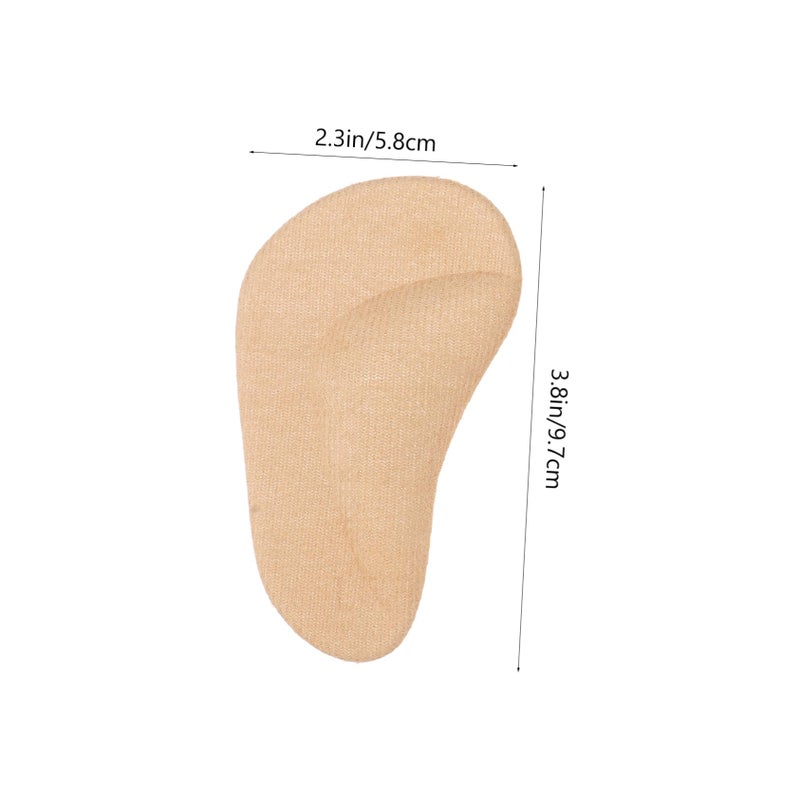 Red Orthotic Arch Support Insoles 3 Pairs Cushioning Shock Absorption Comfort Fit - Image 3