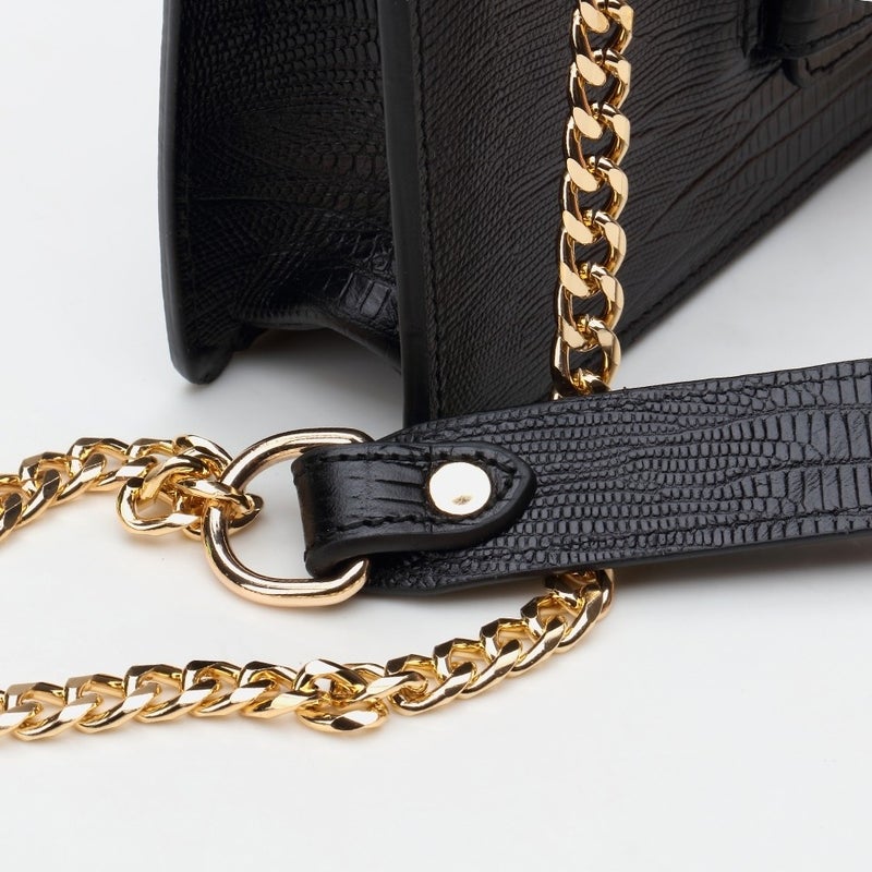 Hotiç 03CAH297080A100 GENUINE Leather Black Women's Bag  - Image 5