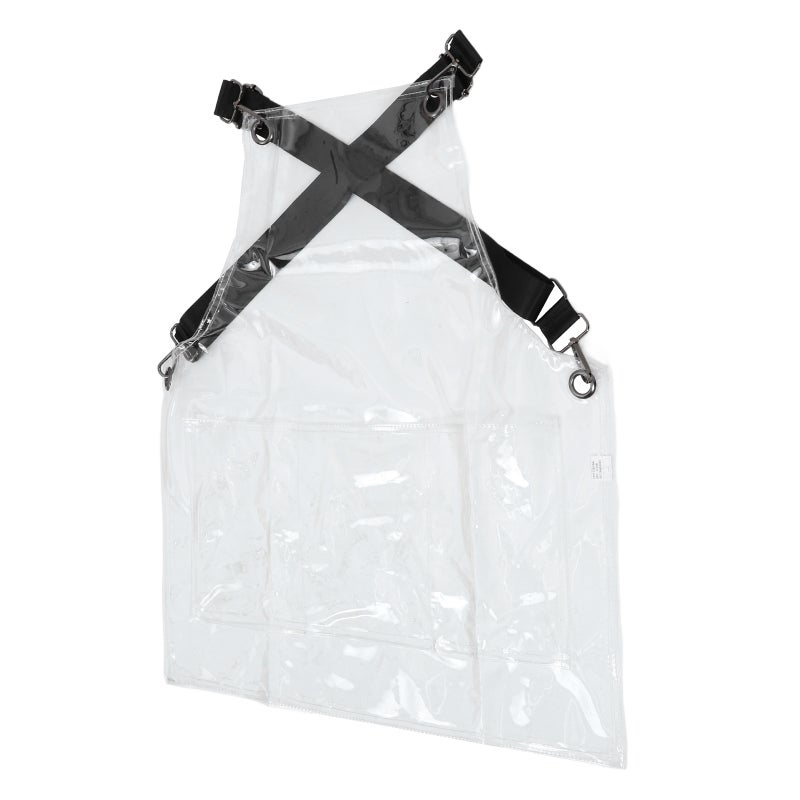 2pcs Transparent Work Apron Kitchen Restaurant Painting Hairdresser Car Wash Child Shop Anti Sewing Labor Apron - Image 2