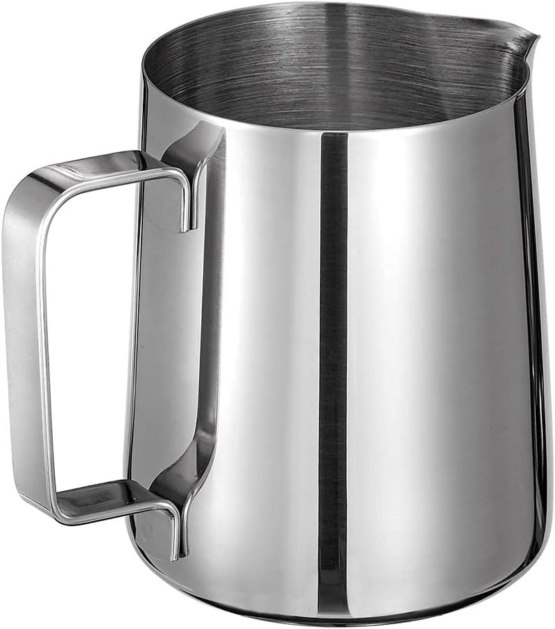 UREVO Stainless Steel 900ml Milk Frothing Pitcher with Measurements and Accessories - Image 2