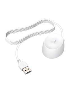 Electric Toothbrush Charger for Oral B, Inductive Electric Toothbrush Charger Base Compatible with Braun Oral B Type 3757 Charging Base for Travel, Universal USB Port Charger