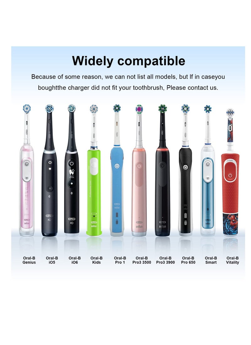 Generic - Electric Toothbrush Charger for Oral B, Inductive Electric Toothbrush Charger Base Compatible with Braun Oral B Type 3757 Charging Base for Travel, Universal USB Port Charger - Image 1