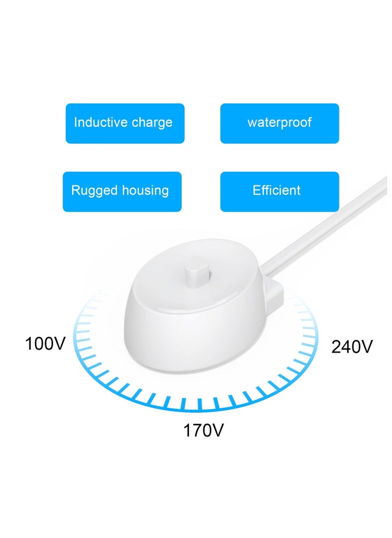 Generic - Electric Toothbrush Charger for Oral B, Inductive Electric Toothbrush Charger Base Compatible with Braun Oral B Type 3757 Charging Base for Travel, Universal USB Port Charger - Image 1
