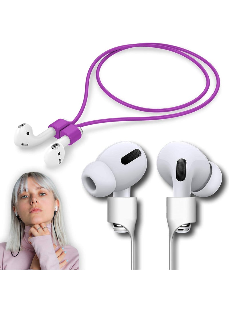 Soft Anti-Lost Silicone Straps for AirPods, Neckband for Wireless Bluetooth Earphones Compatible with Apple AirPods Pro/1st/2nd/3rd Generation  - Image 1