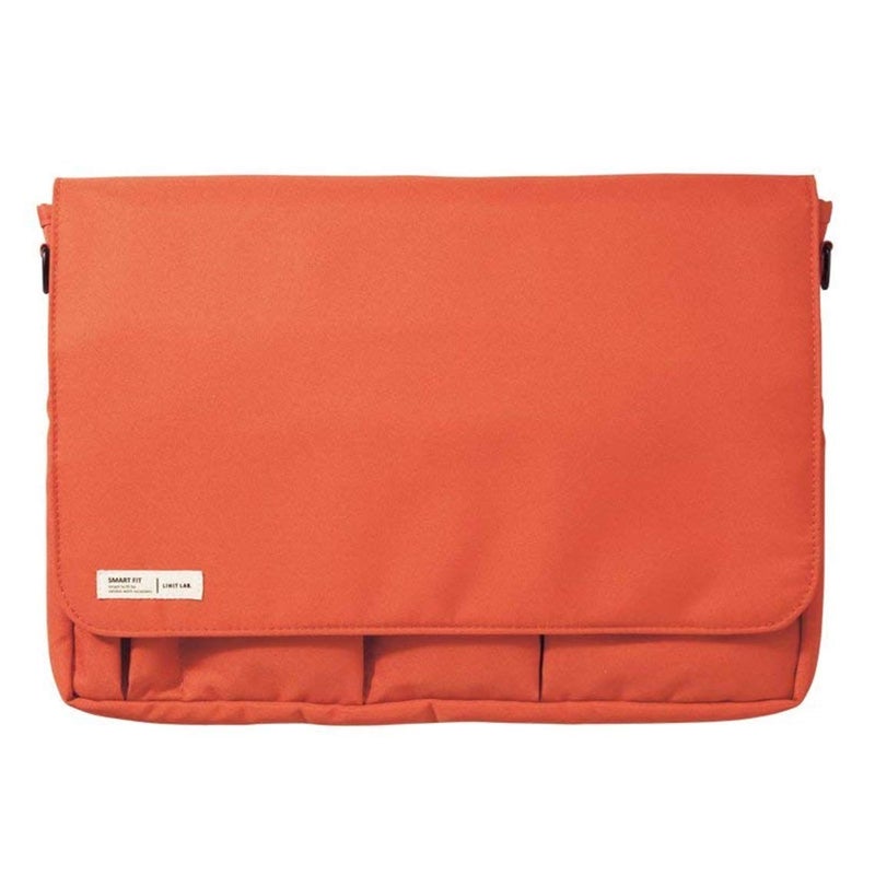 LIHITLAB Lihit Lab Carrying Pouch (Laptop Sleeve)  9.4 X 13.4 Inches  Orange (A7577-4) - Image 1