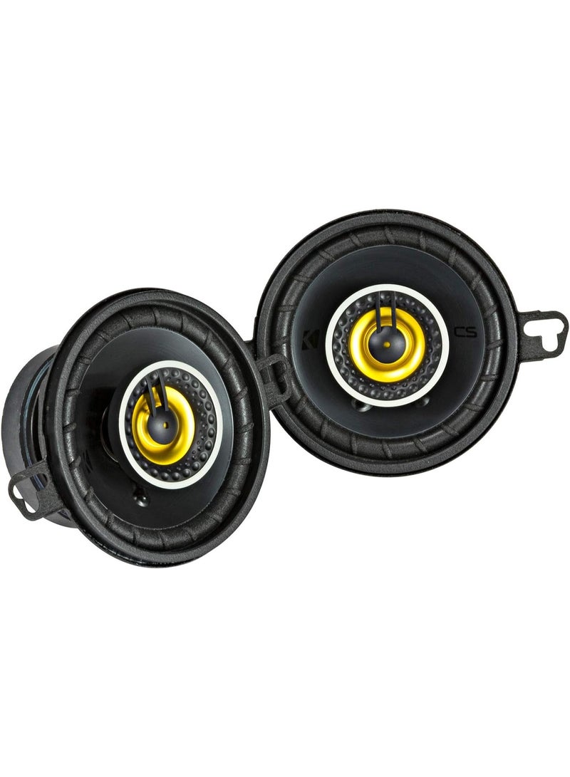 KICKER 46CSC354 CS-Series CSC35 3.5-Inch (89mm) Coaxial Speakers, 4-Ohm (Pair) - Image 1