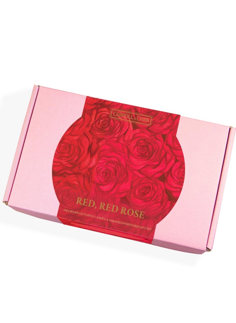 CARROLL & CHAN Red, Red Rose diffuser set - 200ml  - Image 1