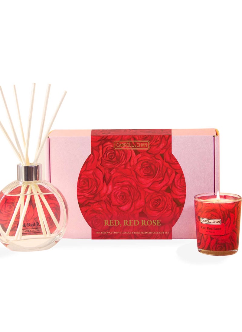 CARROLL & CHAN Red, Red Rose diffuser set - 200ml  - Image 3