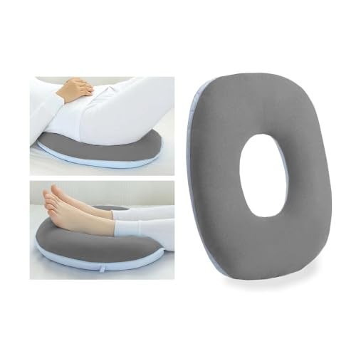 ZNALDP Donut Pillow for Bed Sores Pressure Ulcer Relief Seat Cushion Butt Pillows for Sitting After BBL Hip Surgery Postpartum Medical Ring Cushion for Tailbone Pain Hemorrhoid Pillow Doughnut Pad (Grey) - Image 1