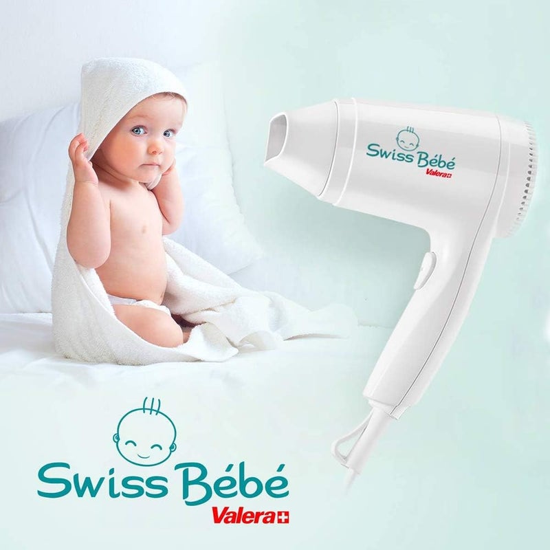Valera 554.13, - Swiss Bebe Hair Dryer Ultra-Delicate Infant Hair & Body Dryer, White, - Image 2