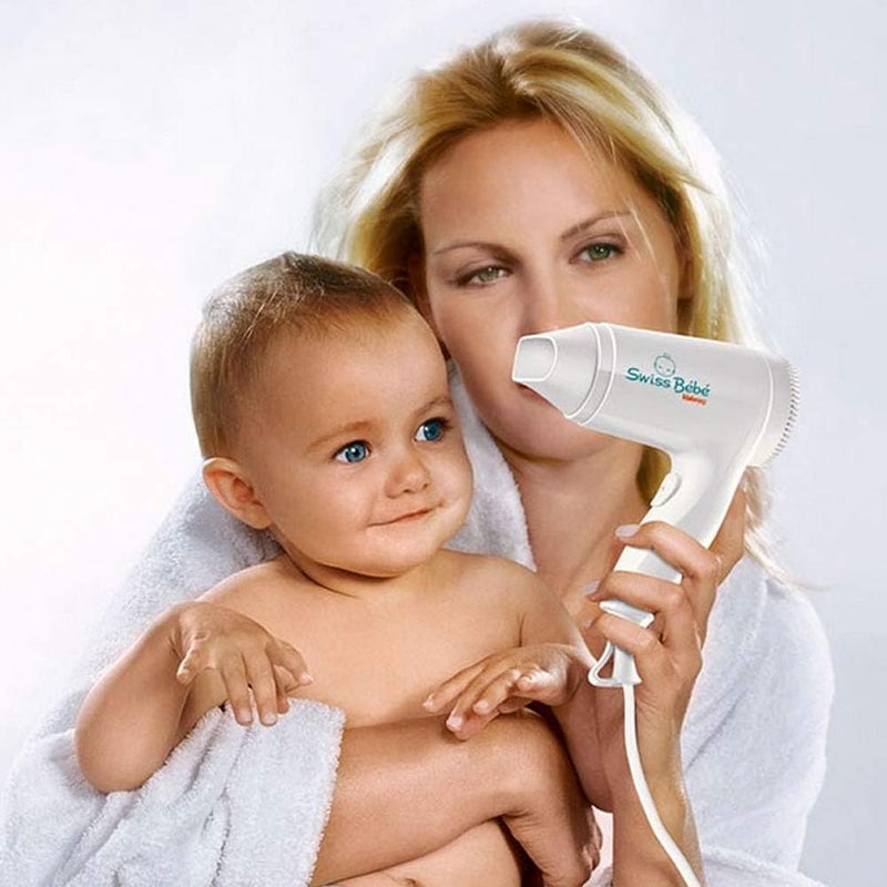Valera 554.13, - Swiss Bebe Hair Dryer Ultra-Delicate Infant Hair & Body Dryer, White, - Image 1