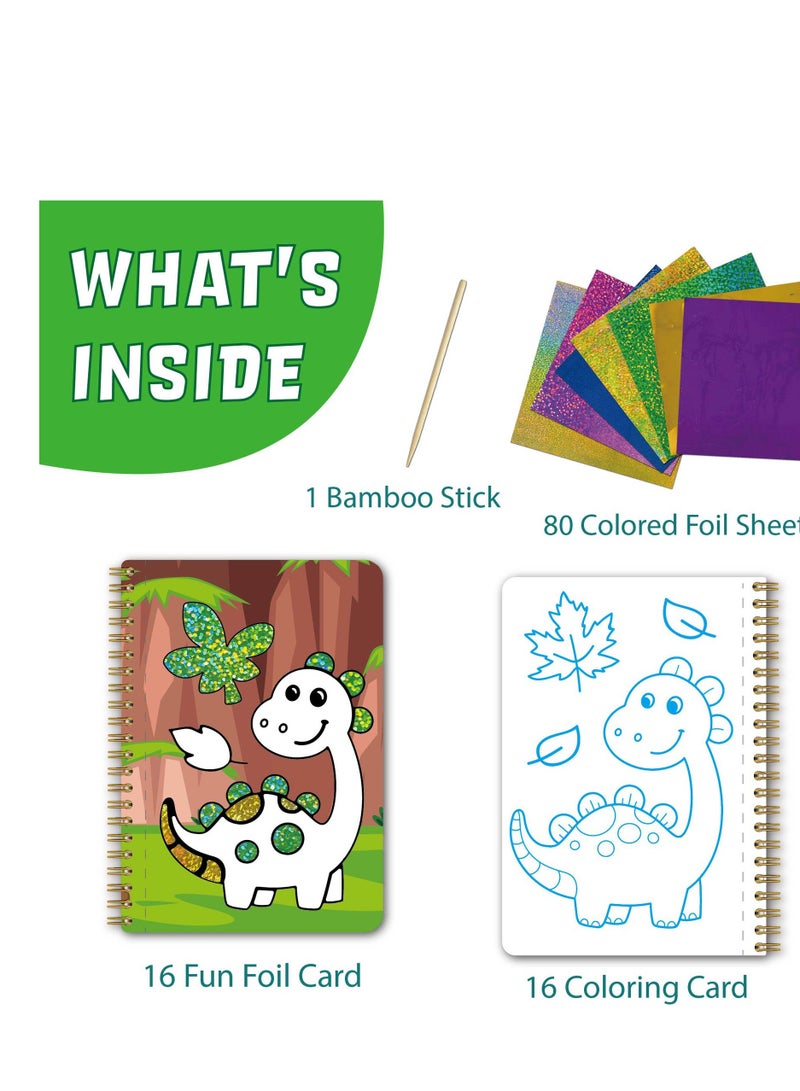 Magical Art Poster Children's Princess Animal Handmade DIY Coil Notebook Colorful Coloring Magical Art Painting - Image 1