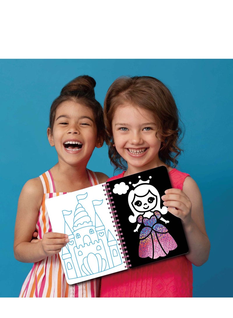 Magical Art Poster Children's Princess Animal Handmade DIY Coil Notebook Colorful Coloring Magical Art Painting - Image 4