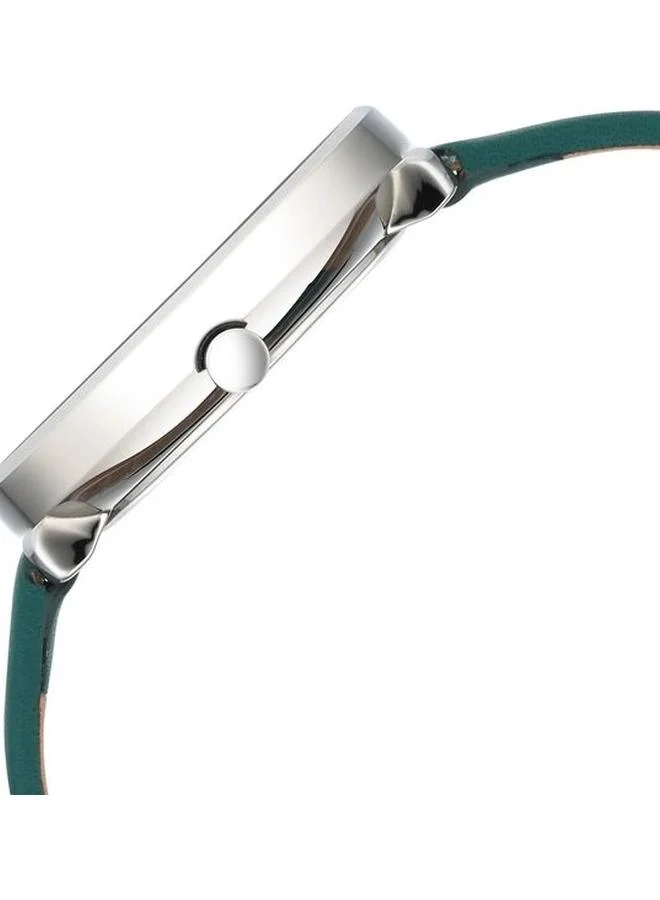 تيتان Women's Leather Analog with Day & Date Watch 2763SL02 - 36 mm