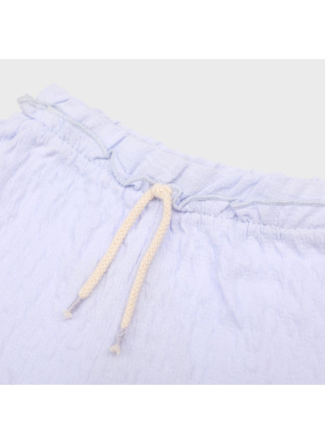 Zara شورتات قصيرة ناعمة مريحة للأطفال، بلون موحد، لطيفة وجميلة - Image 4