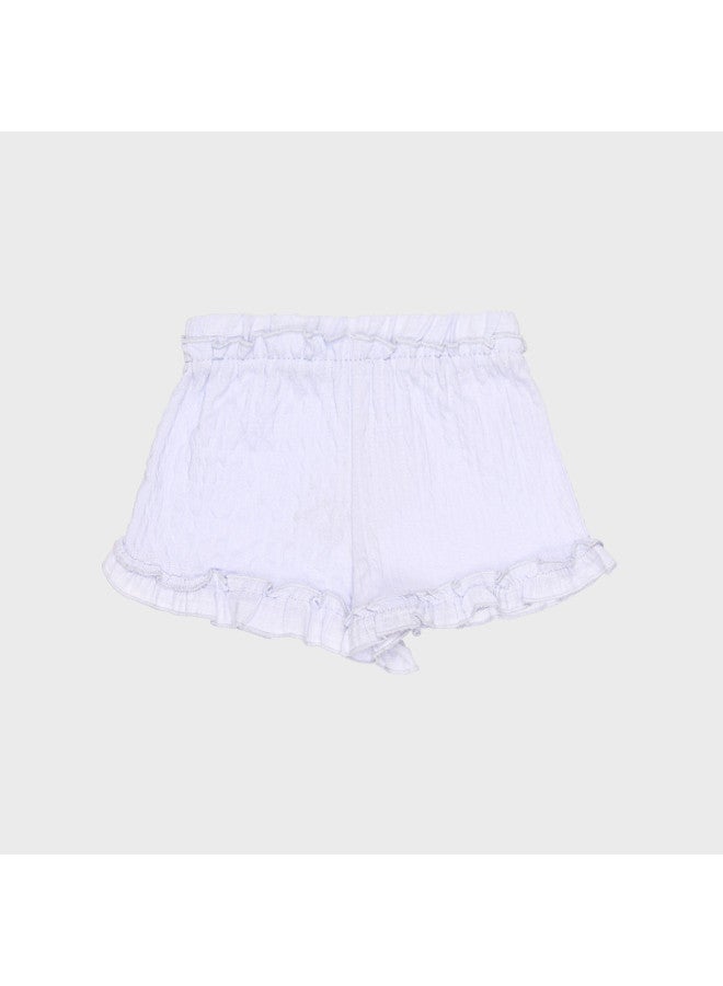 Zara شورتات قصيرة ناعمة مريحة للأطفال، بلون موحد، لطيفة وجميلة - Image 3