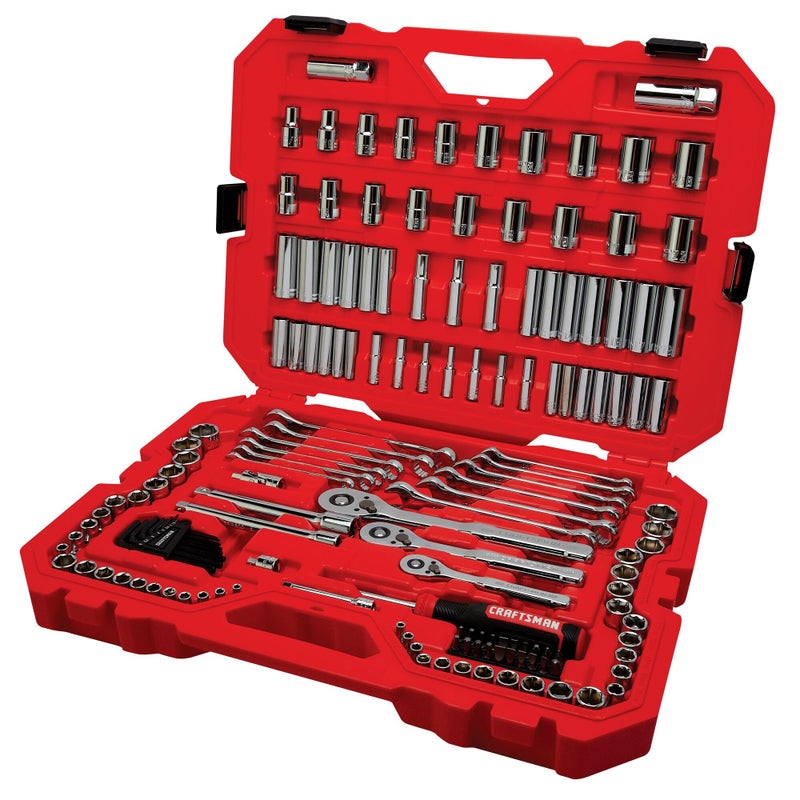 CRAFTSMAN Socket Set 159 Piece Socket Wrench Set Mechanics Tools 14in 38in and 12in 6 Point and 12 Point CMMT12125 - Image 2