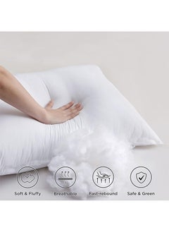 Tiba Fiber Bed Pillow, fiber filling 900 GM Medium, 50*70 cm  - Image 1