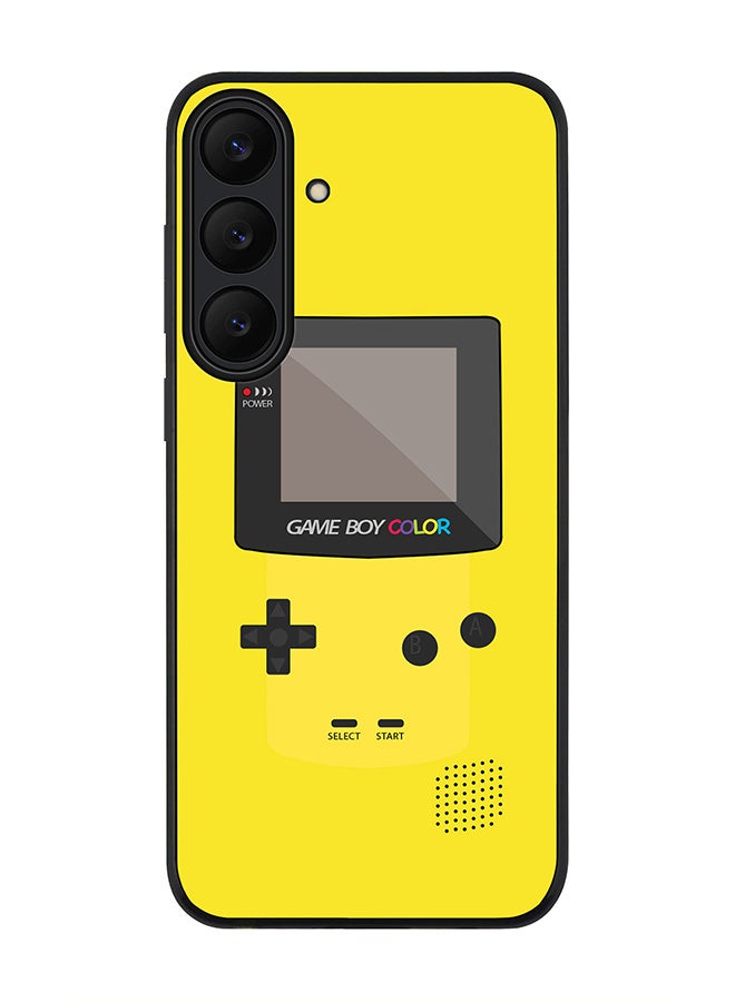 For Samsung Galaxy S25 FE Case,Slim fit Camera Protection, Shockproof Thin Phone cover  - Gameboy Color - Yellow
