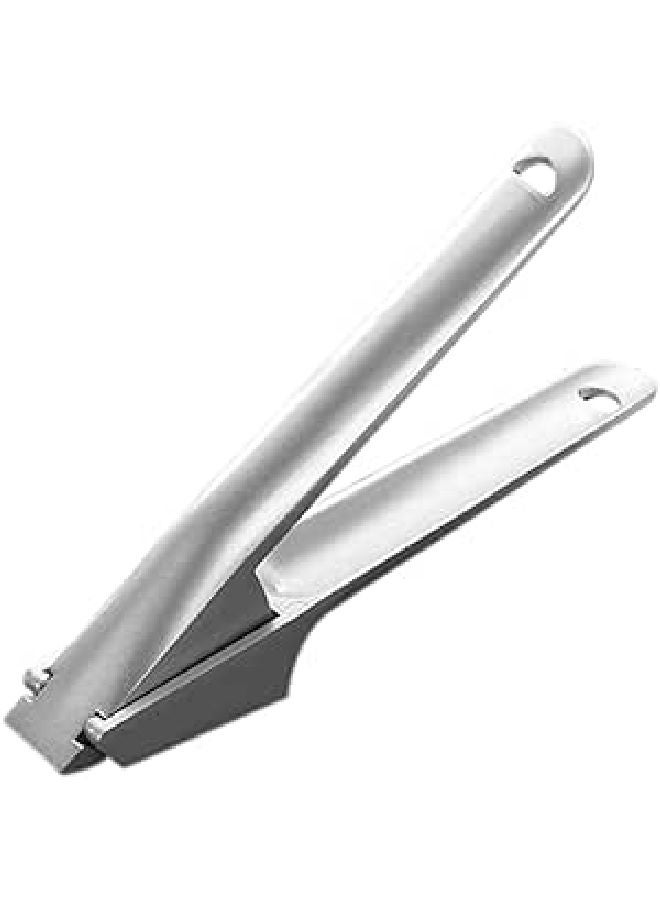 Handheld Aluminum Alloy Garlic Press Small Multifunctional Crusher with Detachable Design and Easy Cleaning Portable Kitchen Accessory for Home - Image 1