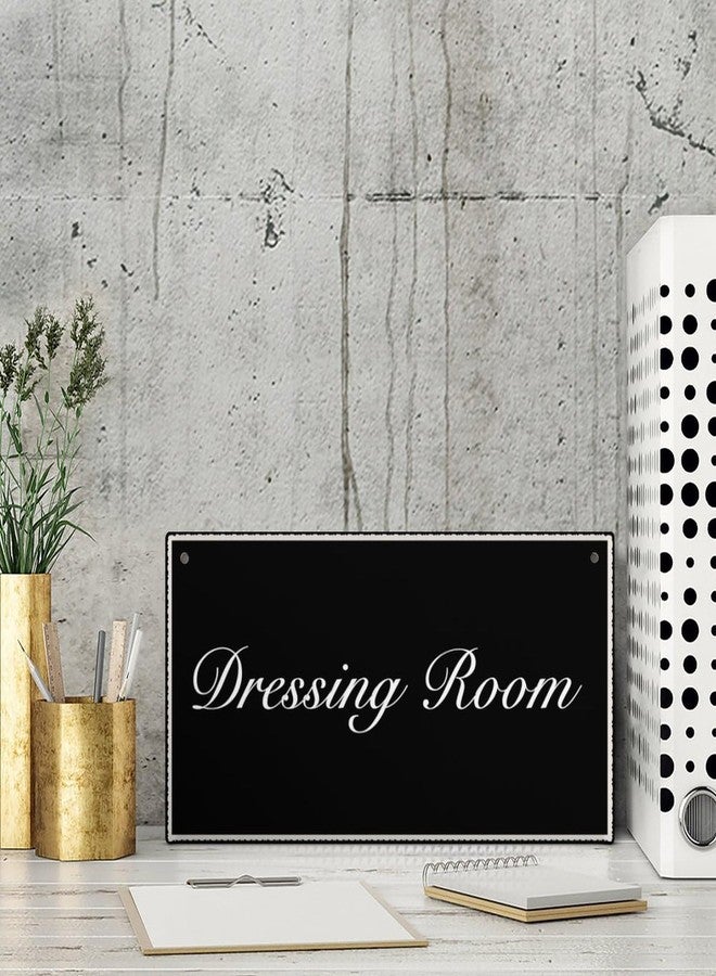 Henntile Dressing Room - Decorative Wood Sign Home Decor,Wall Art，6 inch by 12 inch Hanging Sign - Image 4