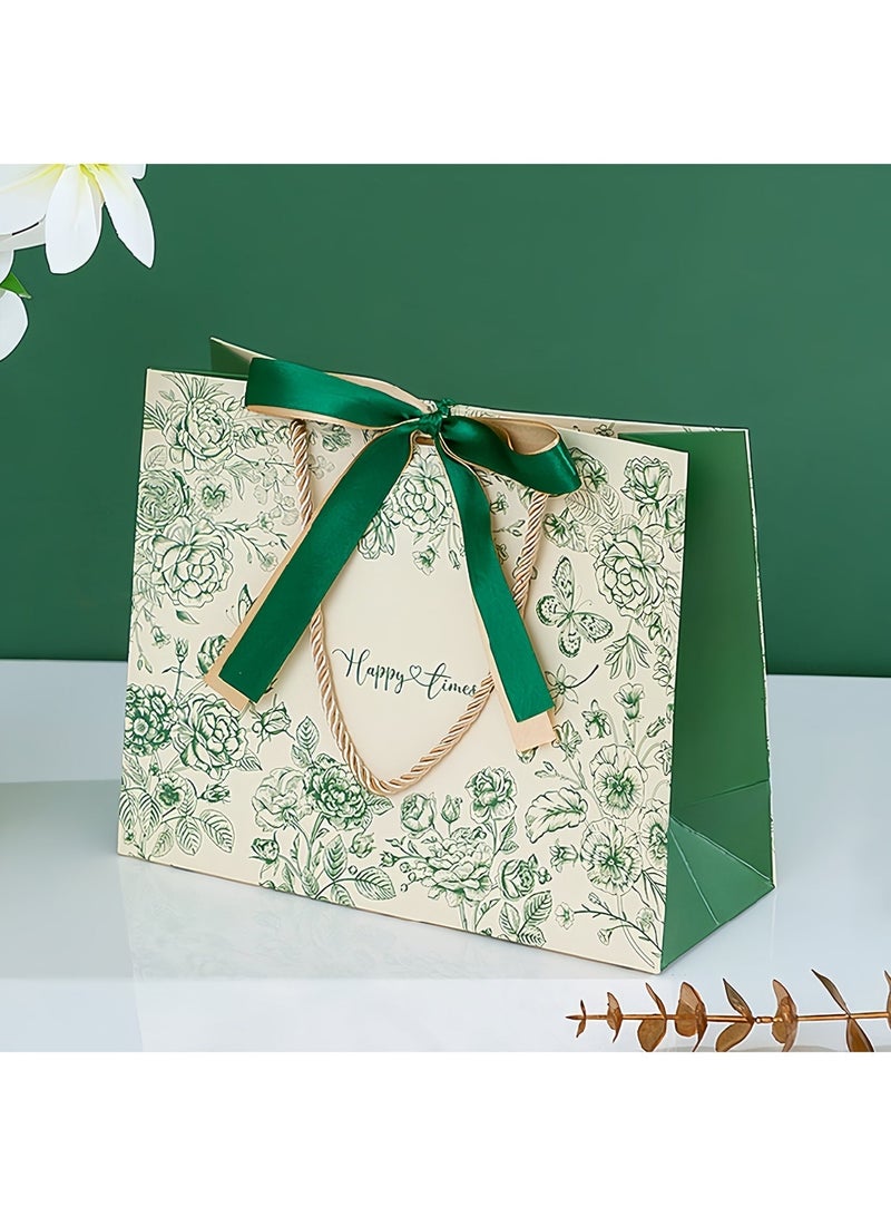 سيسلي أكياس هدايا ورقية طقم 3 قطع مزخرفة بمقاسات كبيرة ومتوسطة وصغيرة مناسبة للحفلات وأعياد الميلاد والمناسبات الخاصة - Image 5