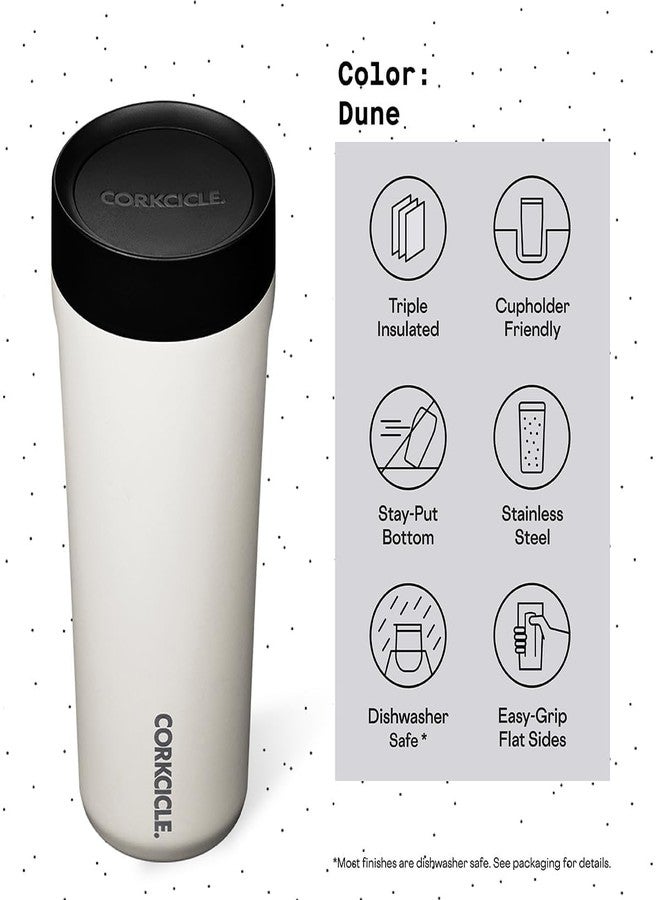 CORKCICLE كوب السفر من كورتككل - كوب قهوة معزول مع غطاء - يحافظ على المشروبات باردة لمدة 18 ساعة - غطاء شرب مقاوم للتسرب بزاوية 360° - هدية العطلات - رائع لتقديم الدفء - 17 أونصة - كثبان رملية - Image 4