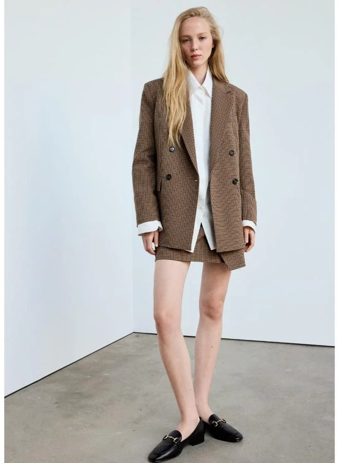 Check-Print Jacket