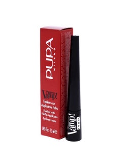 PUPA Milano Vamp! Definition Liner Eyeliner With Felt Applicator Matt And Pearly Finishes Precise, Flawless And Defined Color Ultra Pigmented 100 Extra Black 0.85 Oz  - Image 5