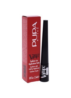 PUPA Milano Vamp! Definition Liner Eyeliner With Felt Applicator Matt And Pearly Finishes Precise, Flawless And Defined Color Ultra Pigmented 100 Extra Black 0.85 Oz  - Image 4