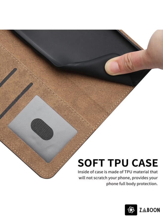 Zaboon Protective Case Cover For Xiaomi 12 Lite Business Style Cowhide Texture Leather - Image 5