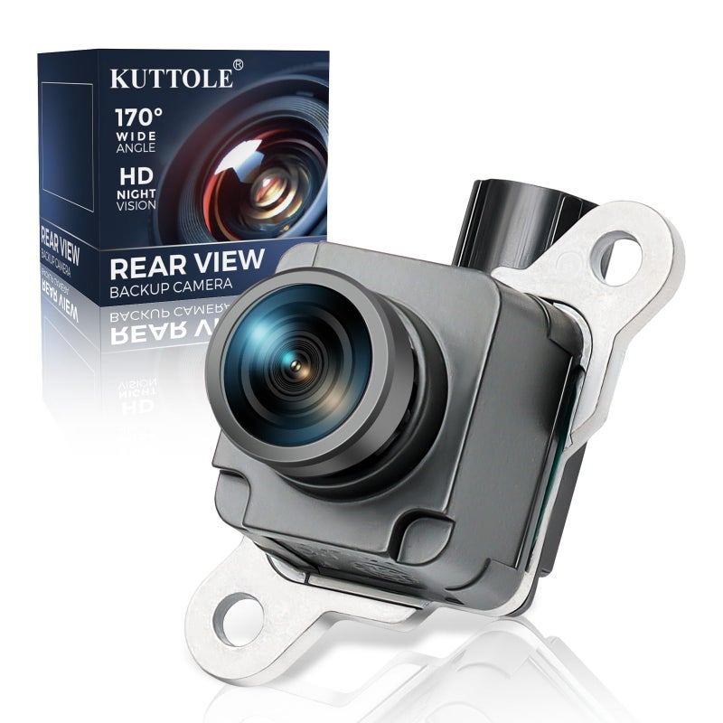 KUTTOLE Backup Camera 170Â° HD Night Vision Compatible with 2013-2015 Dodge Ram 1500/2500/3500/4500/5500, 2013-2015 Dodge Viper, 2015 Chrysler 200 Replace 56038978AL 56038978AK 590-079 - Image 1