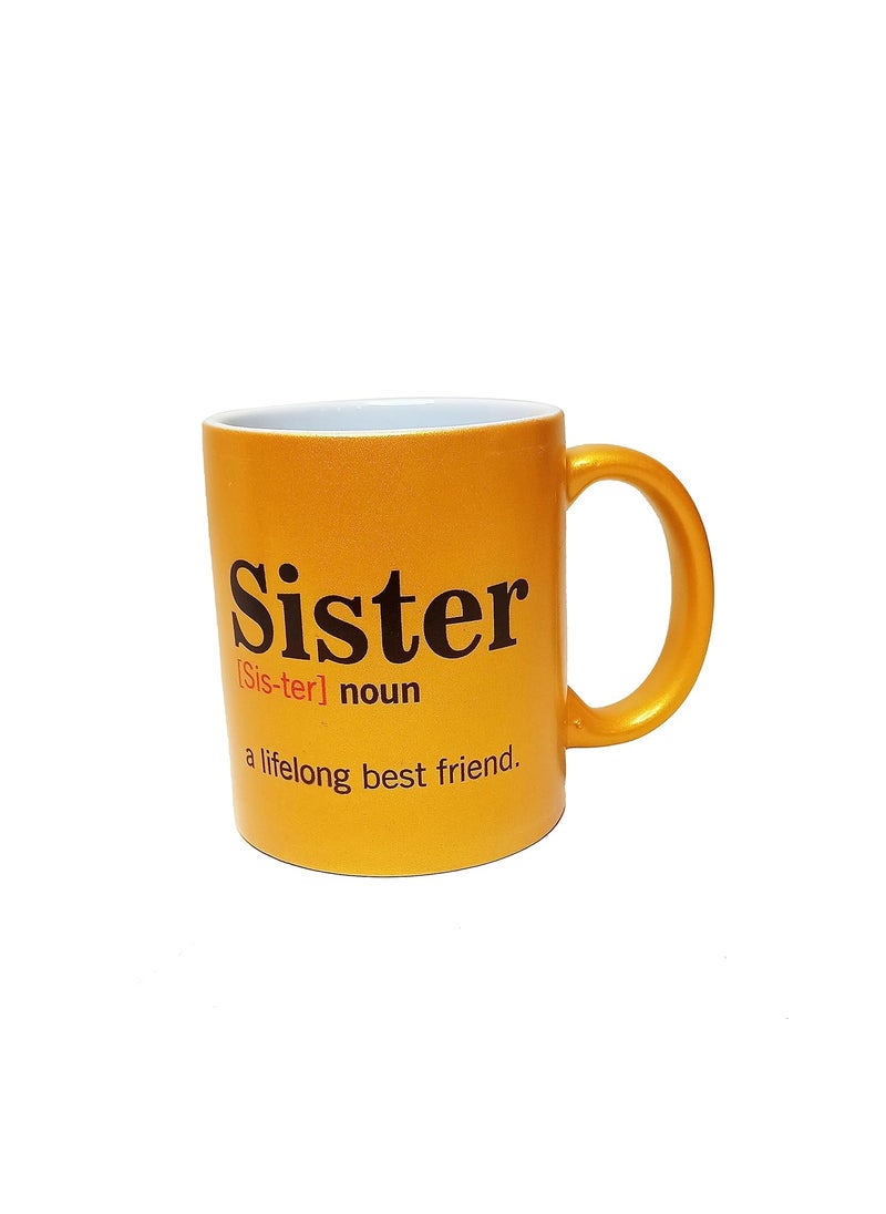 NorthLand - Northland Happy Birthday Sister Greeting Card Gift Combo - Coffee Mug, World Best Sister Trophy, Greeting Card - Birthday Gift for Sister - Image 1