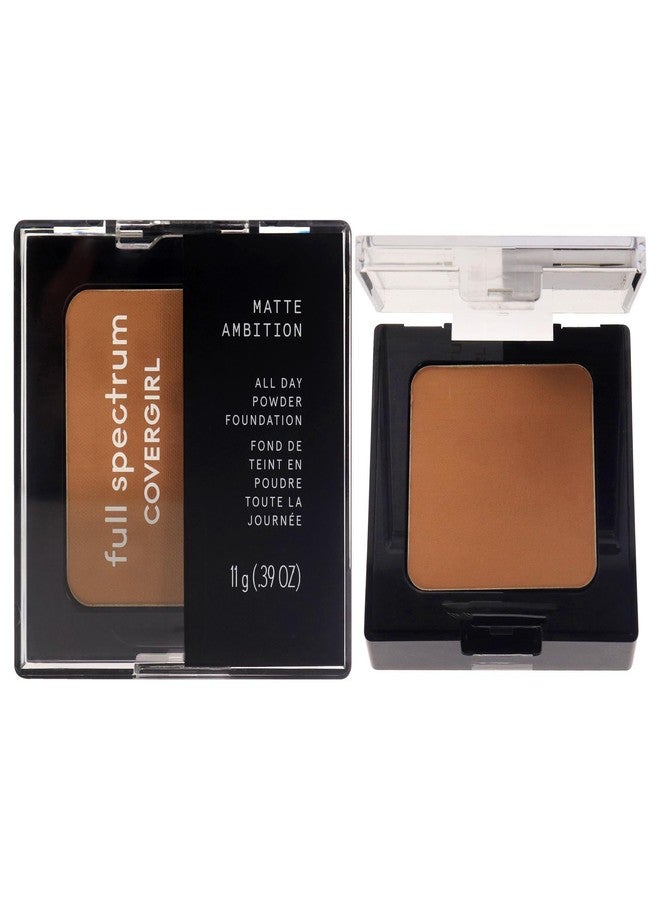 COVERGIRL Matte Ambition, All Day Powder Foundation, Medium-tan Neutral, 0.38 Ounce - Image 1