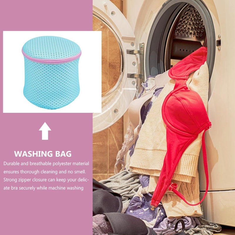 Thickened Cylindrical Mesh Bags 2 Pcs For Bra Laundry Washing Machine - Image 5