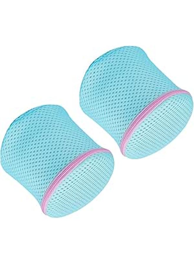 Thickened Cylindrical Mesh Bags 2 Pcs For Bra Laundry Washing Machine - Image 1