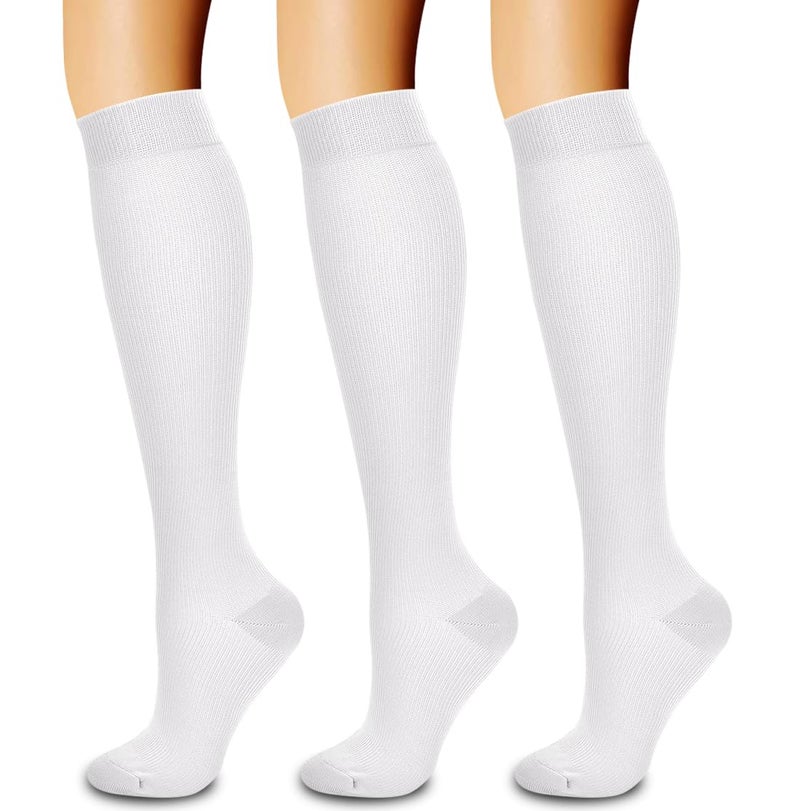 Laite Hebe 3 Pack Compression Sock-Compression Sock For Women and Men Circulation -Best for Running,Athletic Sports - Image 1