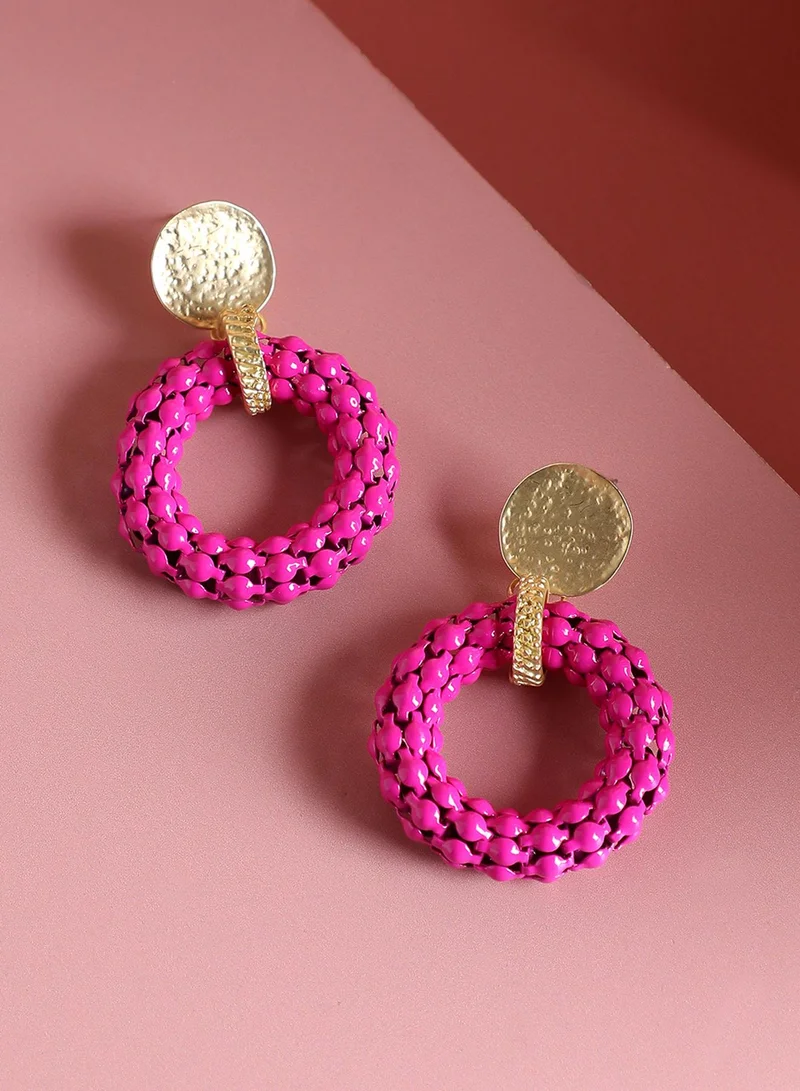 سوهي حلق دائري صناعي متدلٍّ للمجوهرات