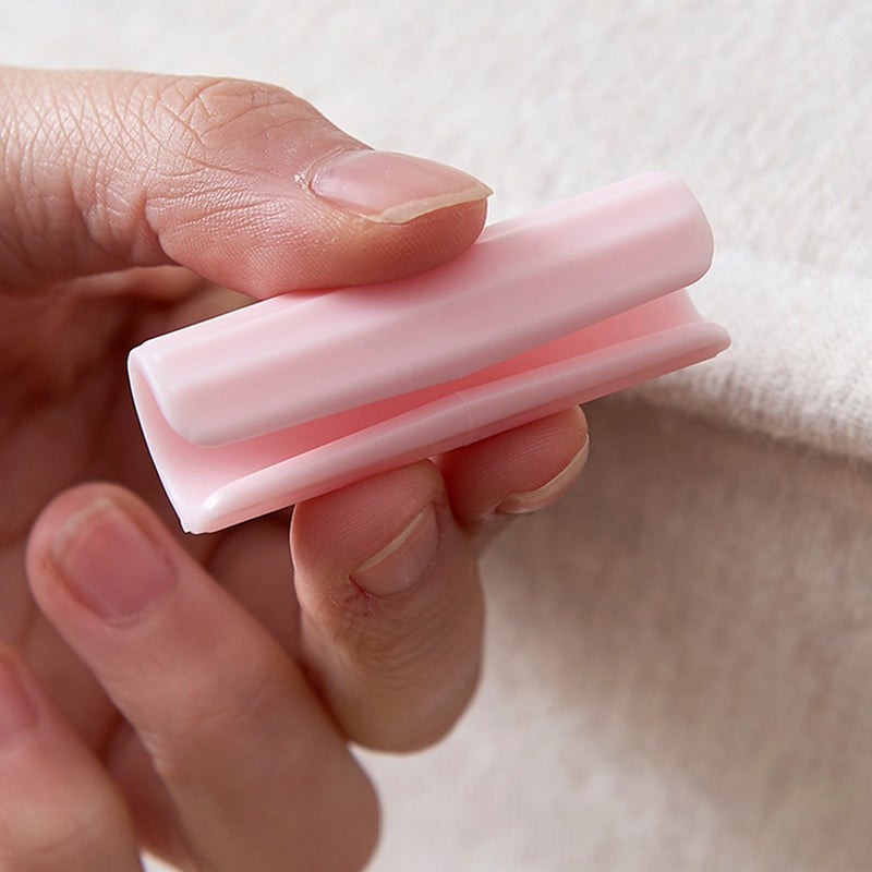 12pcs Bed Sheet Non-slip Retainer Bed Sheet Fasteners Sofa Cover Bedspread Holder Clips (Pink) - Image 4