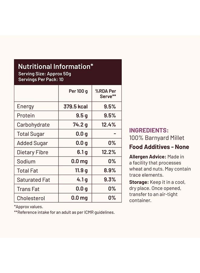 MIELLE حبوب الدخن الكاملة من ميل | خالية من الغلوتين | بدون مواد كيميائية | بروتين نباتي عالي وألياف | بديل للداليا والشوفان والسوجي | نباتي | فقط اطبخ لمدة 6 دقائق | 500 جرام - Image 3