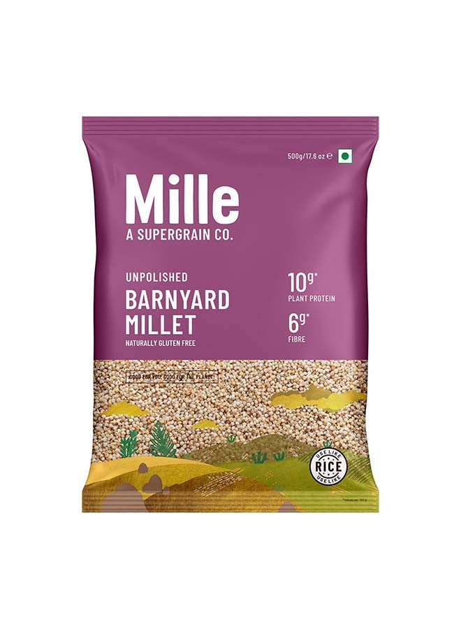 MIELLE حبوب الدخن الكاملة من ميل | خالية من الغلوتين | بدون مواد كيميائية | بروتين نباتي عالي وألياف | بديل للداليا والشوفان والسوجي | نباتي | فقط اطبخ لمدة 6 دقائق | 500 جرام - Image 1