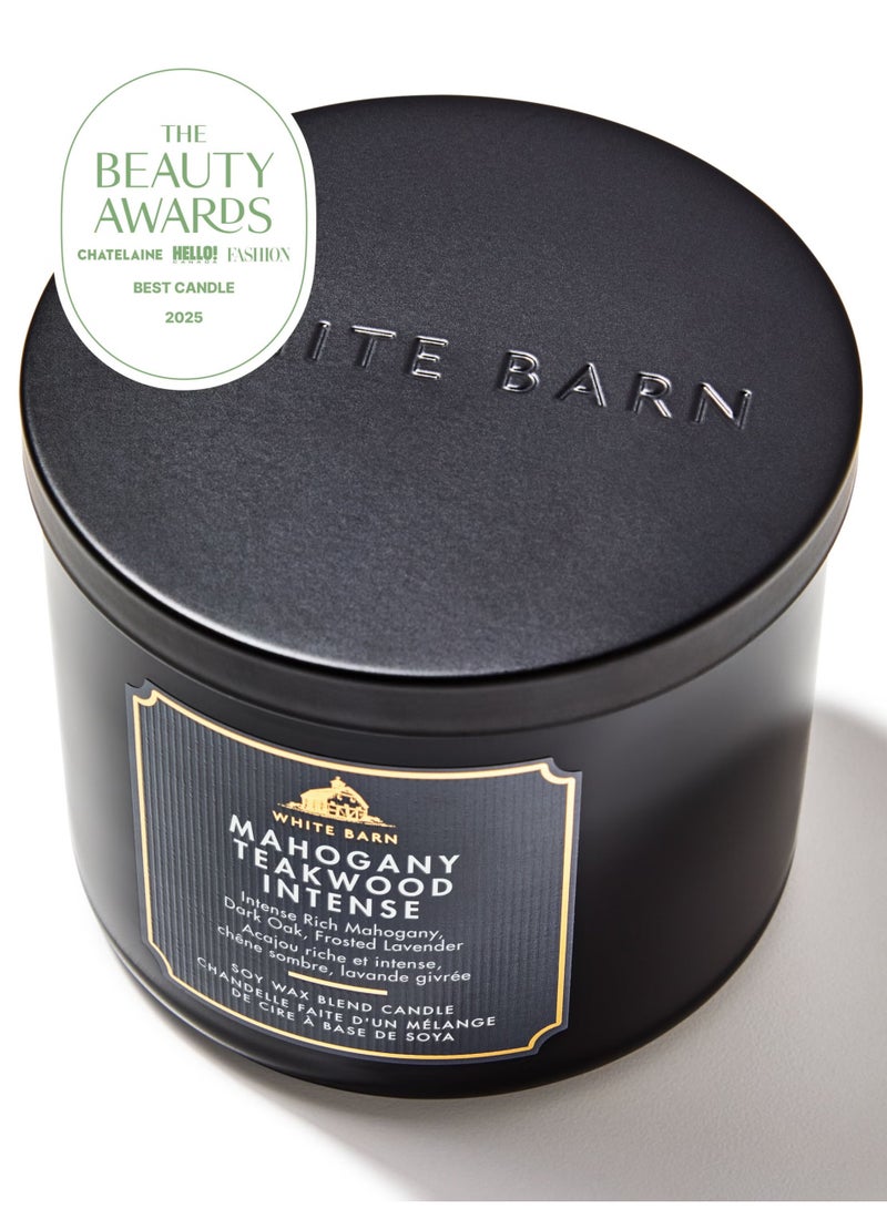 White Barn Mahogany Teakwood  3 wick candle | 411g(14.5 oz) - Image 1