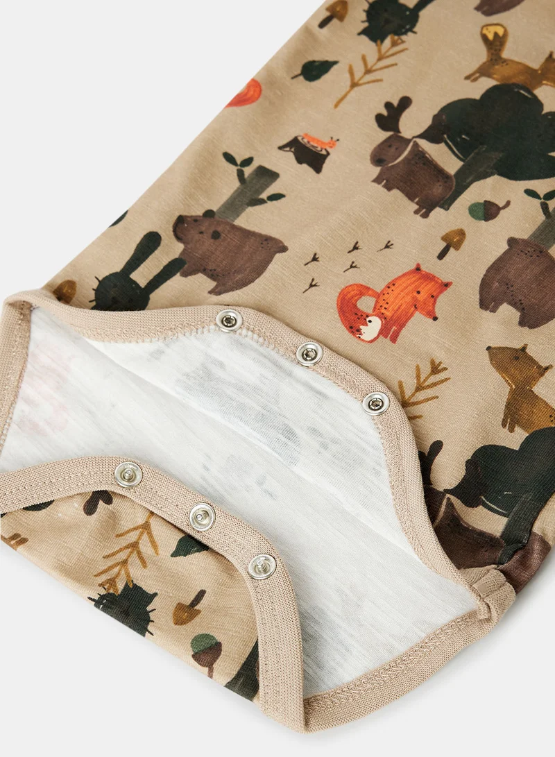 NAME IT Baby Boys All Over Print Bodysuit
