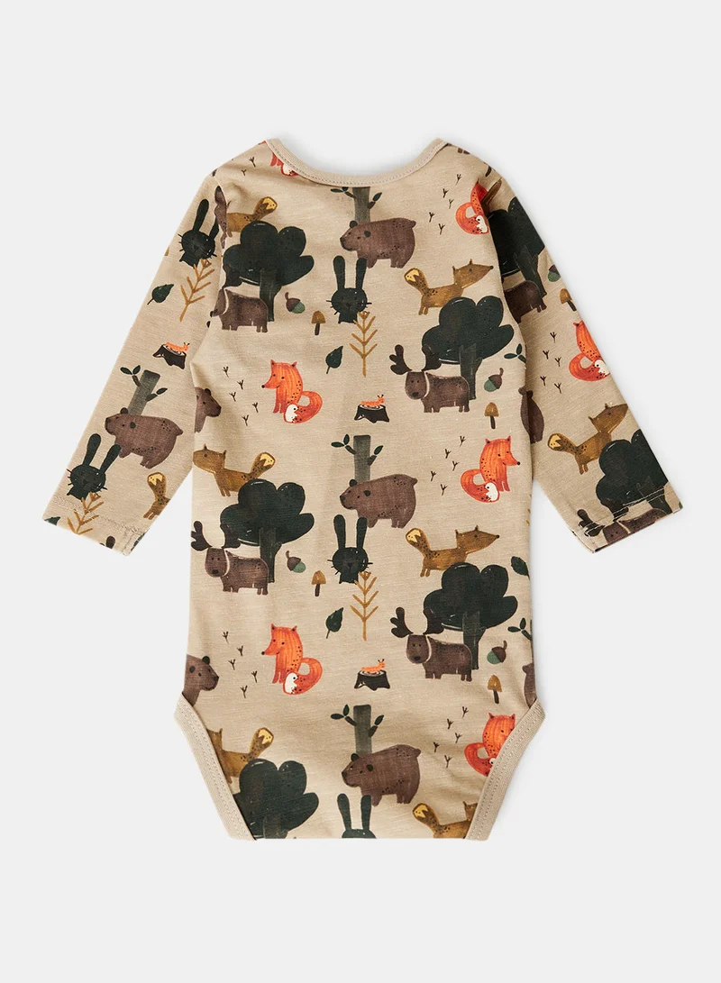 NAME IT Baby Boys All Over Print Bodysuit