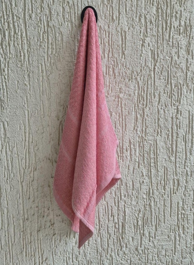 madake Face Towel for Travel, Spas, and Gyms Quick Dry Towel Lightweight Anti-Bacterial, Anti-Odor, Super Soft, Super Absorbent 33X33 cms 480 GSM | Set of 4 (Blush Pink X 4)