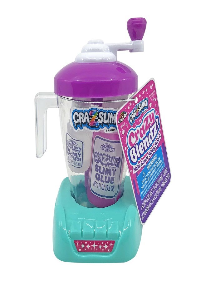 Cra-Z-Art Craz-Slimy Crazy Blendz DIY Slime Making Mixer - Assorted Colors - Kids DIY Slime Craft Kit, Easter Basket Stuffer, 5" x 3.25" - Image 1