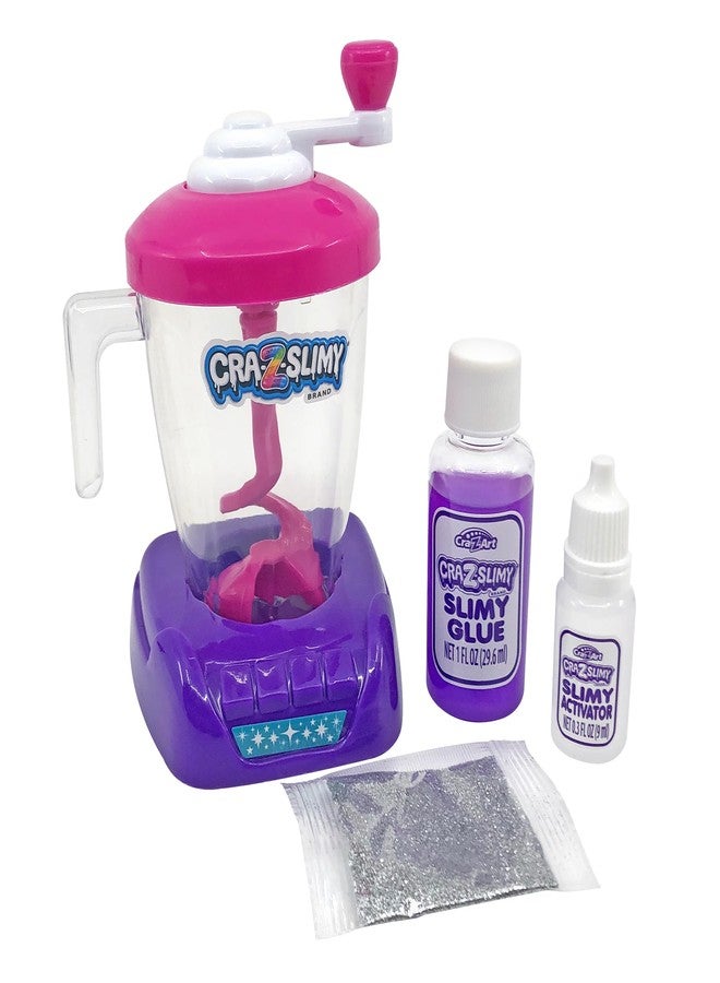 Cra-Z-Art Craz-Slimy Crazy Blendz DIY Slime Making Mixer - Assorted Colors - Kids DIY Slime Craft Kit, Easter Basket Stuffer, 5" x 3.25" - Image 5
