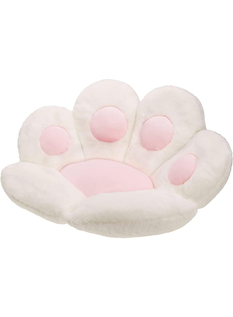 Cat Paw الوسادة الكسل أريكة كرسي مكتب الوسادة الدب Paw أرضية دافئة لوسادة مقعد لطيف لغرفة الطعام غرفة النوم كرسي الراحة للمبنى الصحي الأبيض - Image 5
