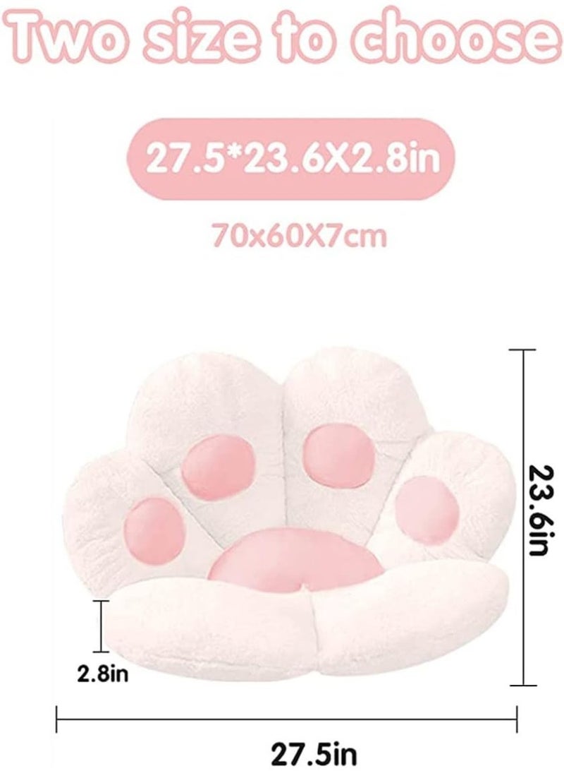 Cat Paw الوسادة الكسل أريكة كرسي مكتب الوسادة الدب Paw أرضية دافئة لوسادة مقعد لطيف لغرفة الطعام غرفة النوم كرسي الراحة للمبنى الصحي الأبيض - Image 2