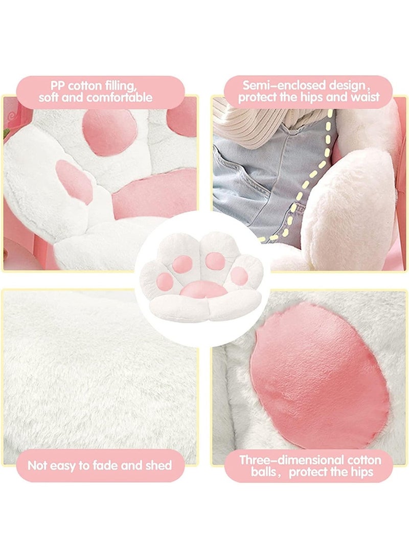 Cat Paw الوسادة الكسل أريكة كرسي مكتب الوسادة الدب Paw أرضية دافئة لوسادة مقعد لطيف لغرفة الطعام غرفة النوم كرسي الراحة للمبنى الصحي الأبيض - Image 3